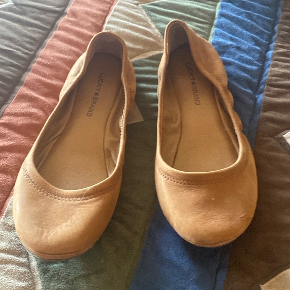 Lucky Brand Leather Flats - Picture 1 of 7